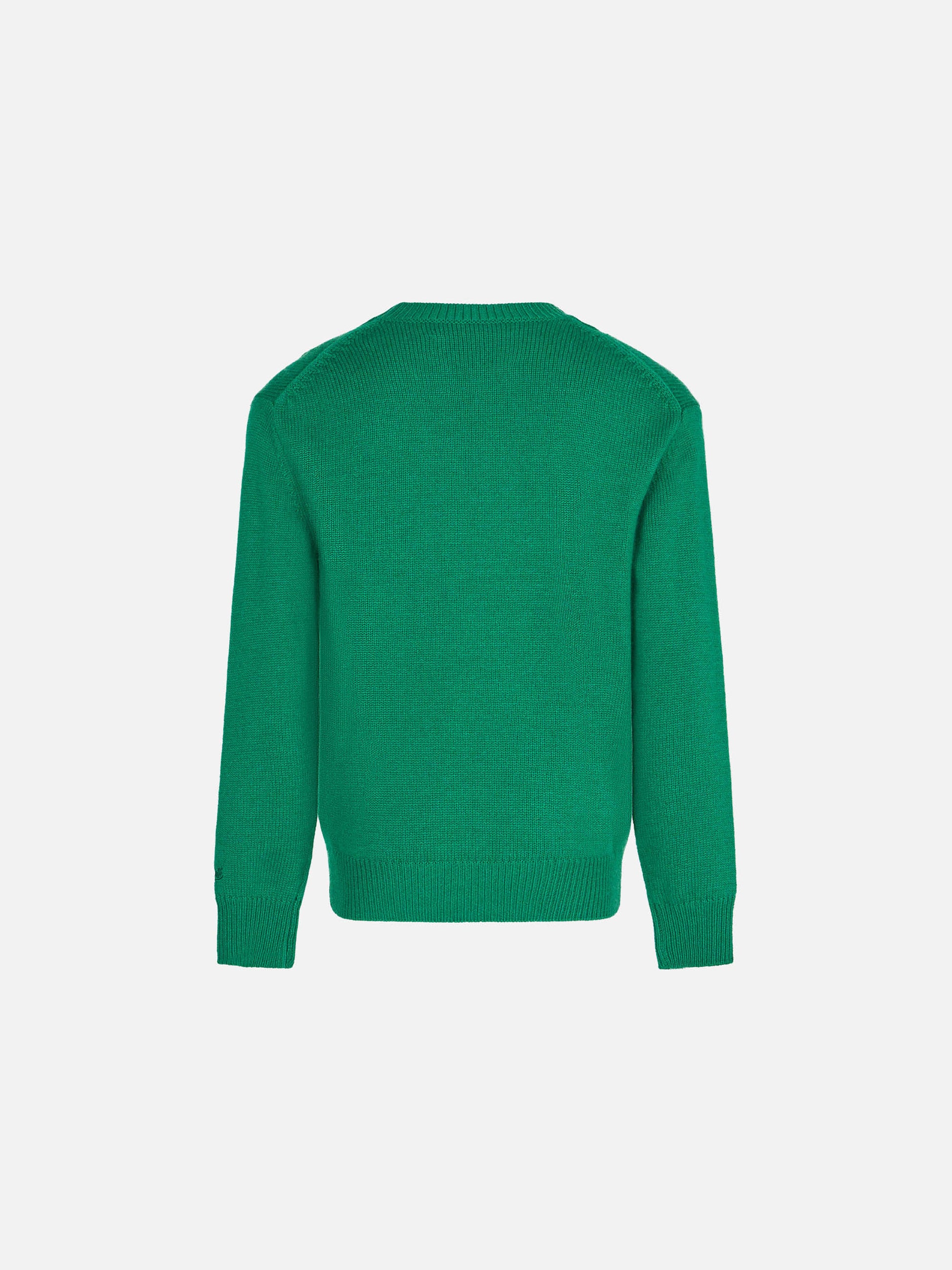 Girl brushed sweater with daisy jacquard - MC2 Saint Barth