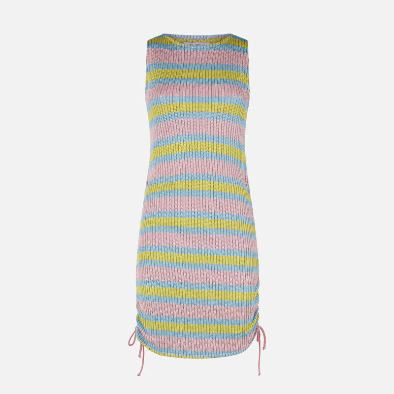 Ribbed sheath dress Jori with drawstring