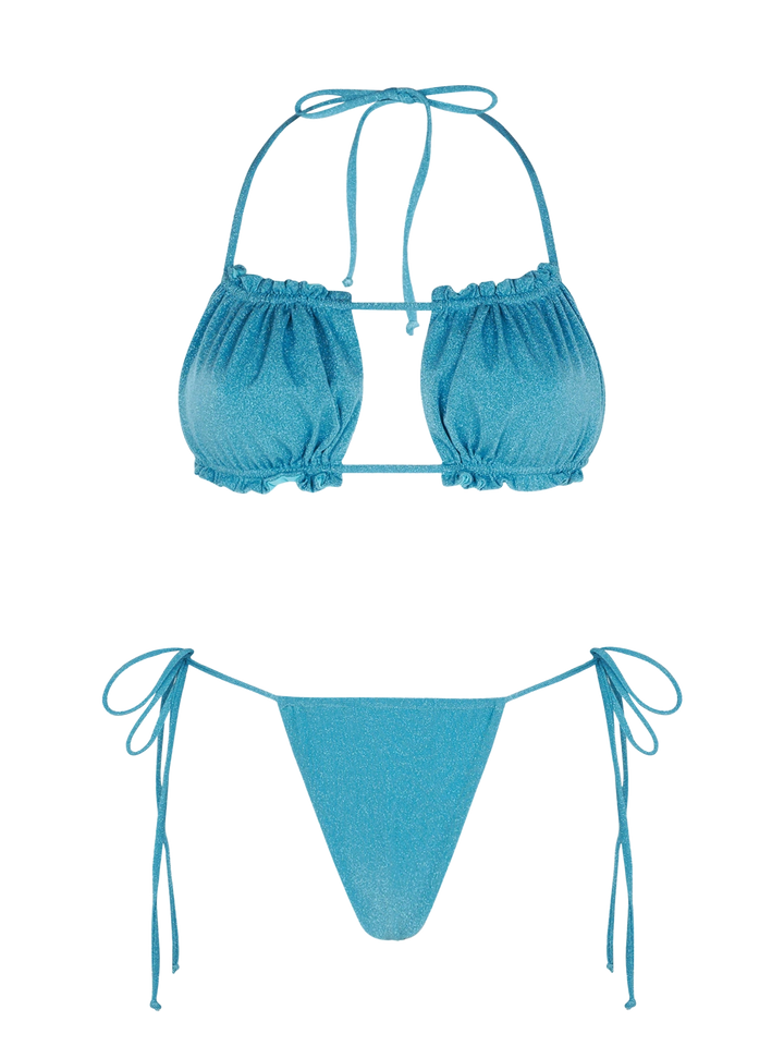 Woman lurex bandeau bikini - MC2 Saint Barth