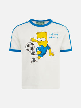 Boy heavy cotton t-shirt with Bart soccer print | THE SIMPSONS SPECIAL EDITION - MC2 Saint Barth