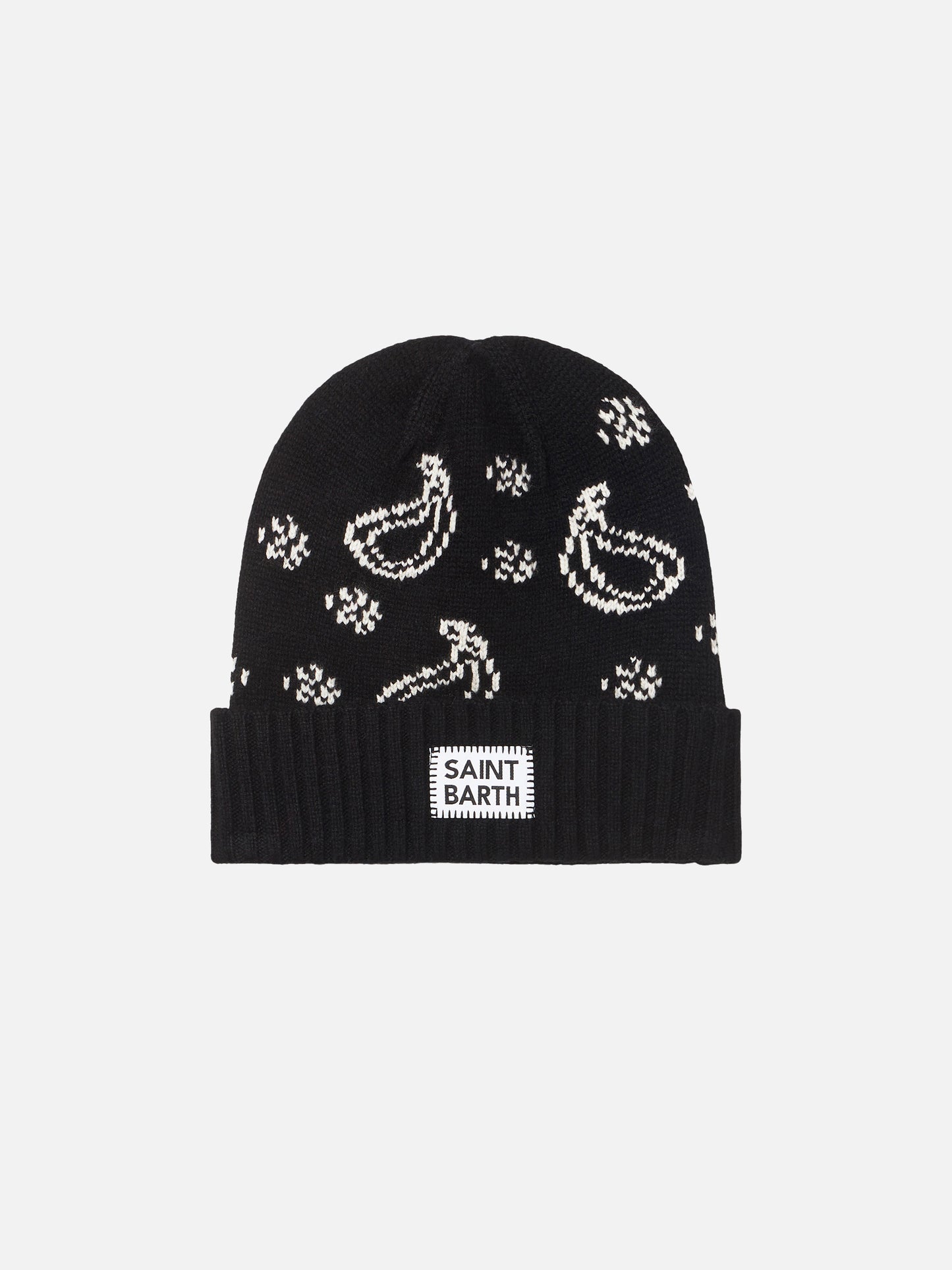 Man beanie with bandanna print - MC2 Saint Barth