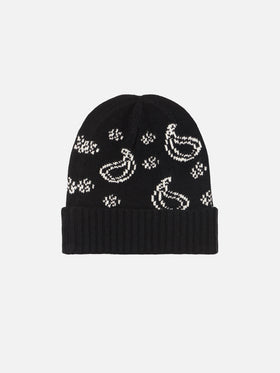 Man beanie with bandanna print - MC2 Saint Barth
