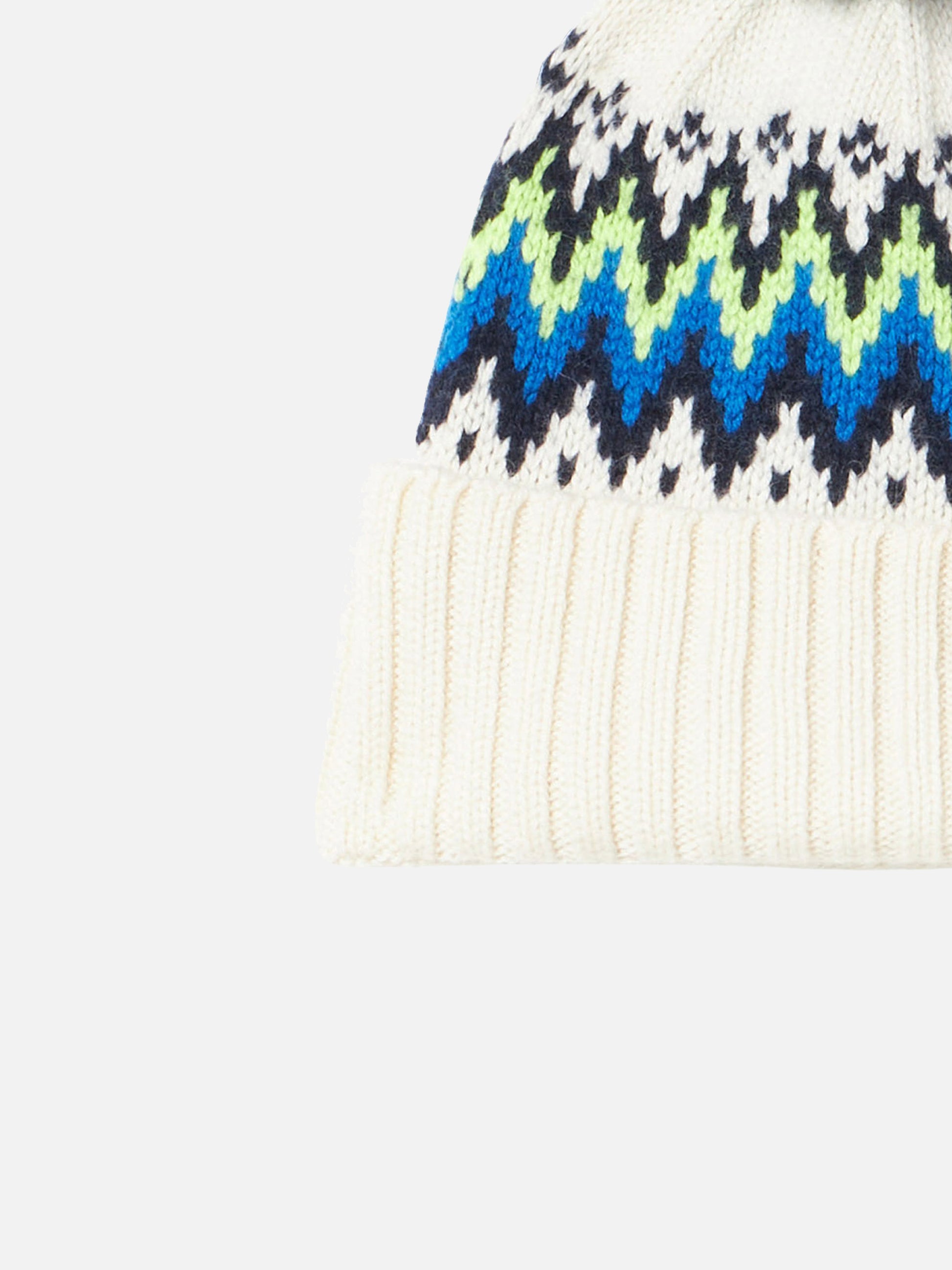 Man beanie with Icelandic jacquard - MC2 Saint Barth