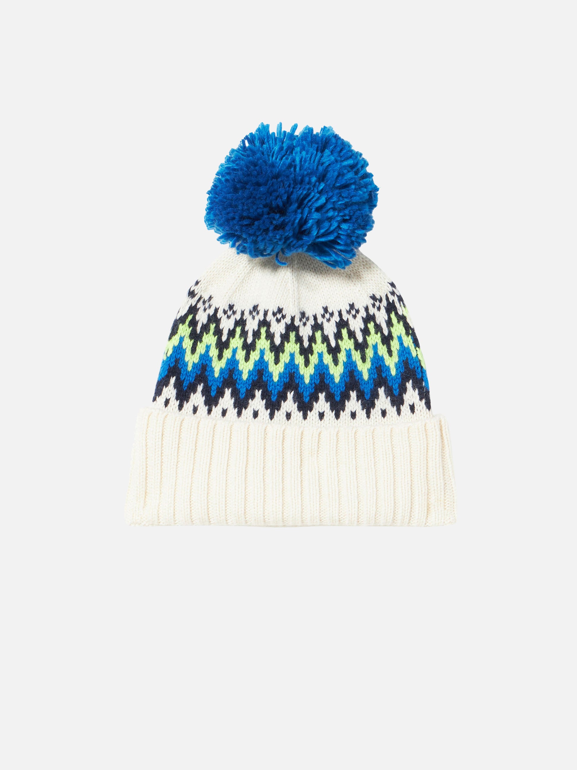Man beanie with Icelandic jacquard - MC2 Saint Barth