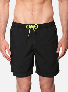 Man black zipped swim shorts - MC2 Saint Barth