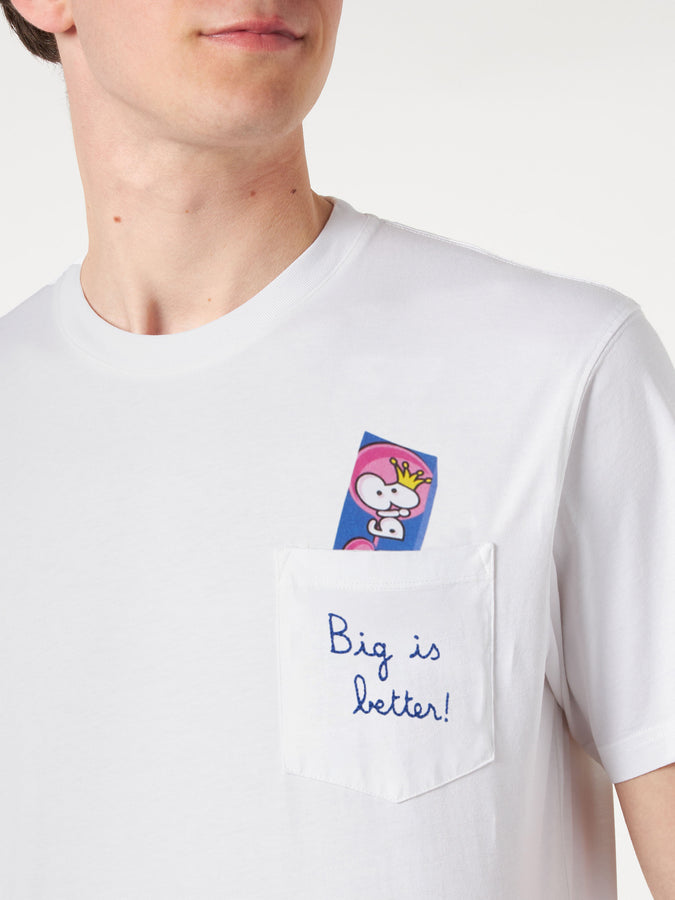 Mc2 Saint Barth T-shirt Big Babol in cotone con ricamo| BIG BABOL® EDIZIONE SPECIALE