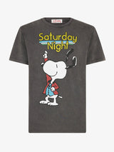 Herren-T-Shirt aus Baumwolle mit Snoopy-Tänzer-Aufdruck | PEANUTS® SONDEREDITION