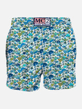 Man classic swim shorts with mushroom print | Made with Liberty fabric