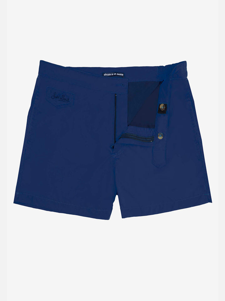 Navy blue man swim shorts - MC2 Saint Barth