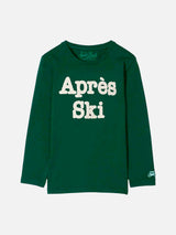 T-shirt da bambino con scritta Après Ski