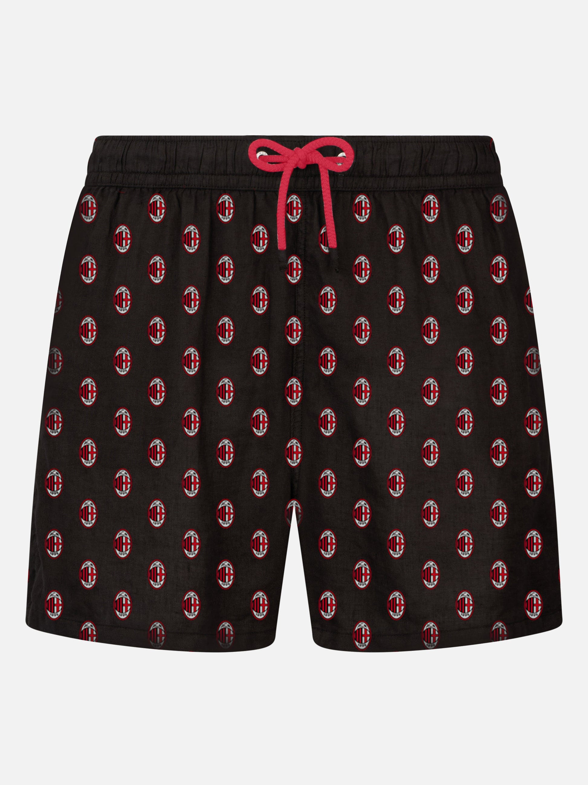 Costume da bagno da uomo in tessuto leggero con stampa Milan