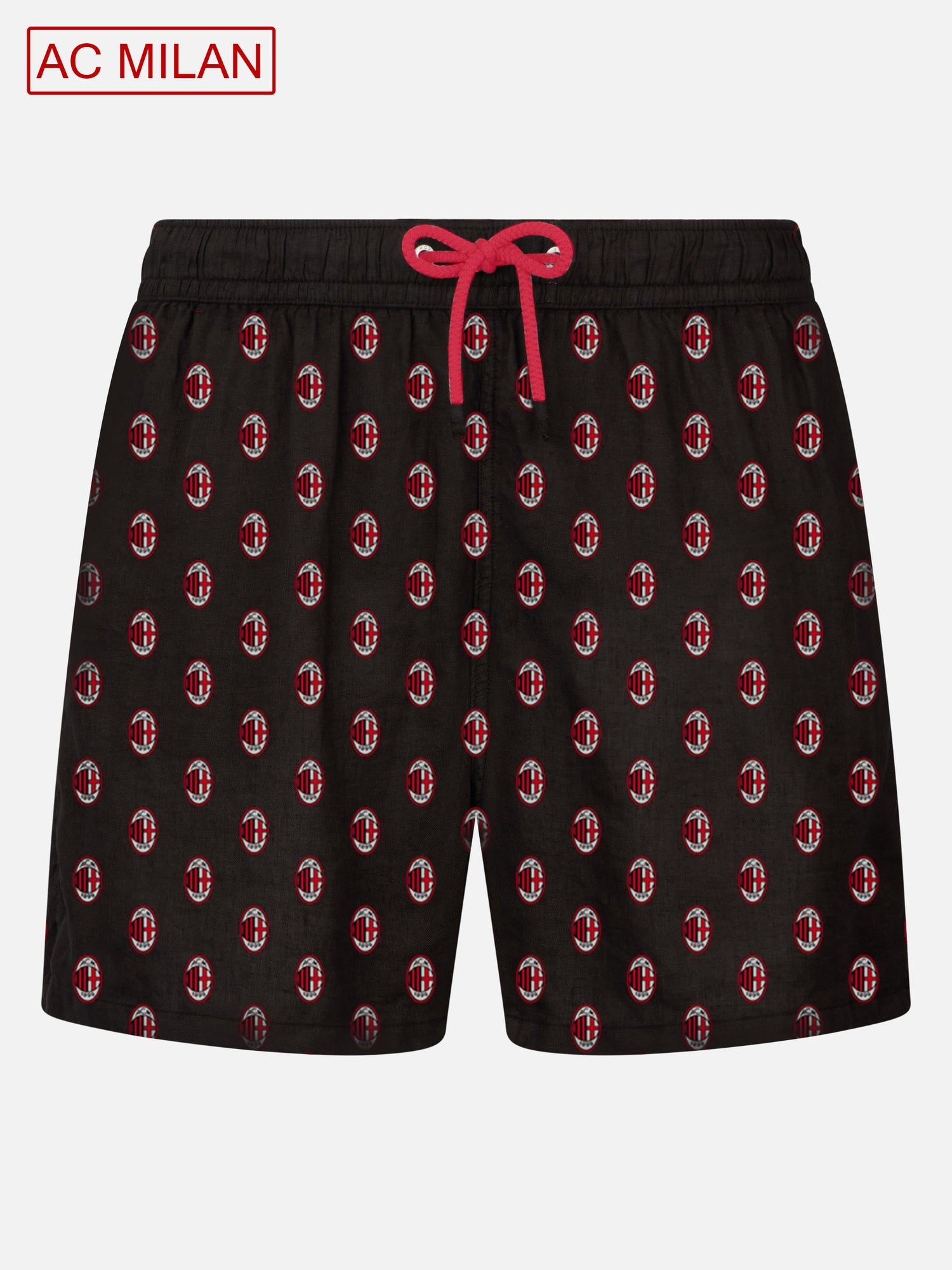 Man light fabric swim shorts with Milan print | MILAN SPECIAL EDITION - MC2 Saint Barth