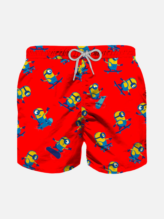 Mc2 Saint Barth Costume da bagno da bambino con stampa Minions | MINIONS EDIZIONE SPECIALE