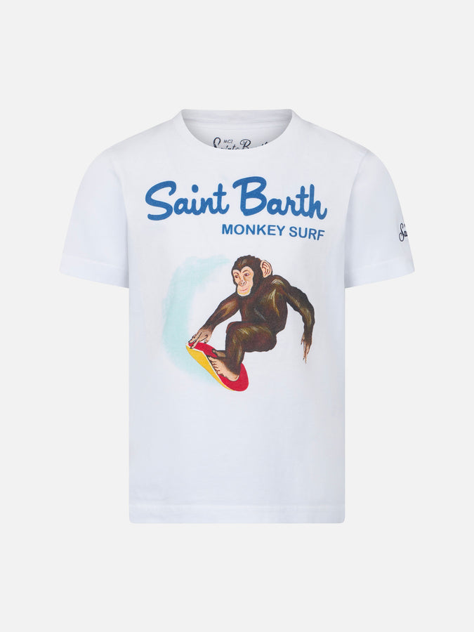 Mc2 Saint Barth T-shirt da bambino Saint Barth Monkey Surf