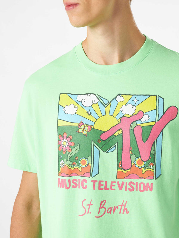 T-shirt da uomo con stampa frontale MTV | Edizione Speciale MTV©