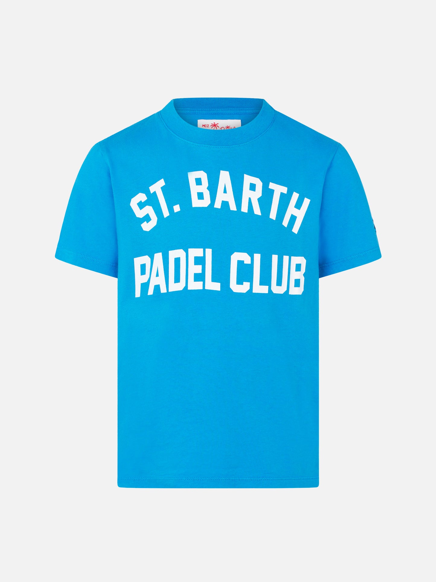 Boy cotton t-shirt with print - MC2 Saint Barth