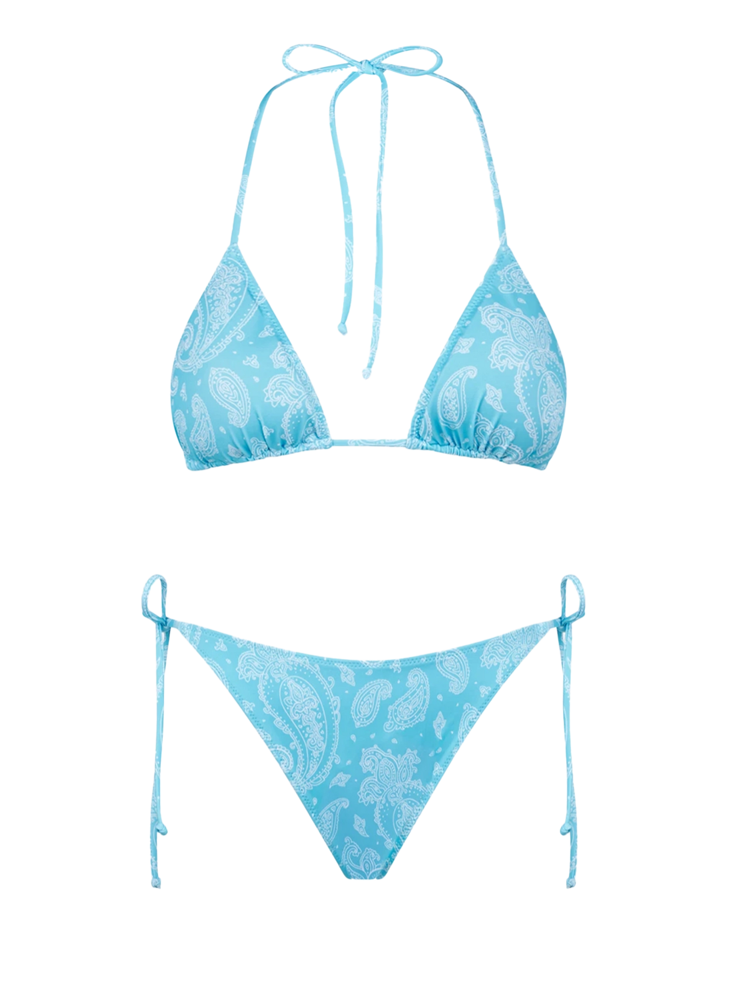 Woman triangle bikini with paisley print - MC2 Saint Barth