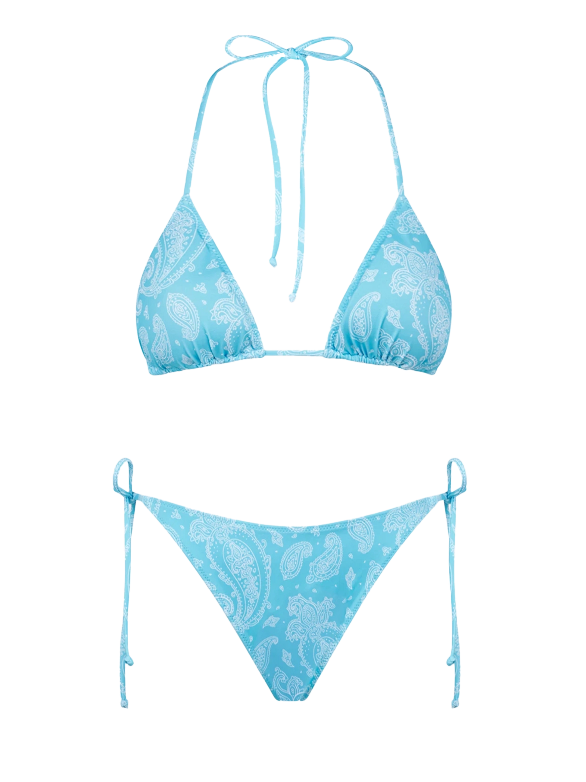 Woman triangle bikini with paisley print - MC2 Saint Barth