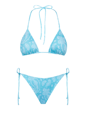 Woman triangle bikini with paisley print - MC2 Saint Barth