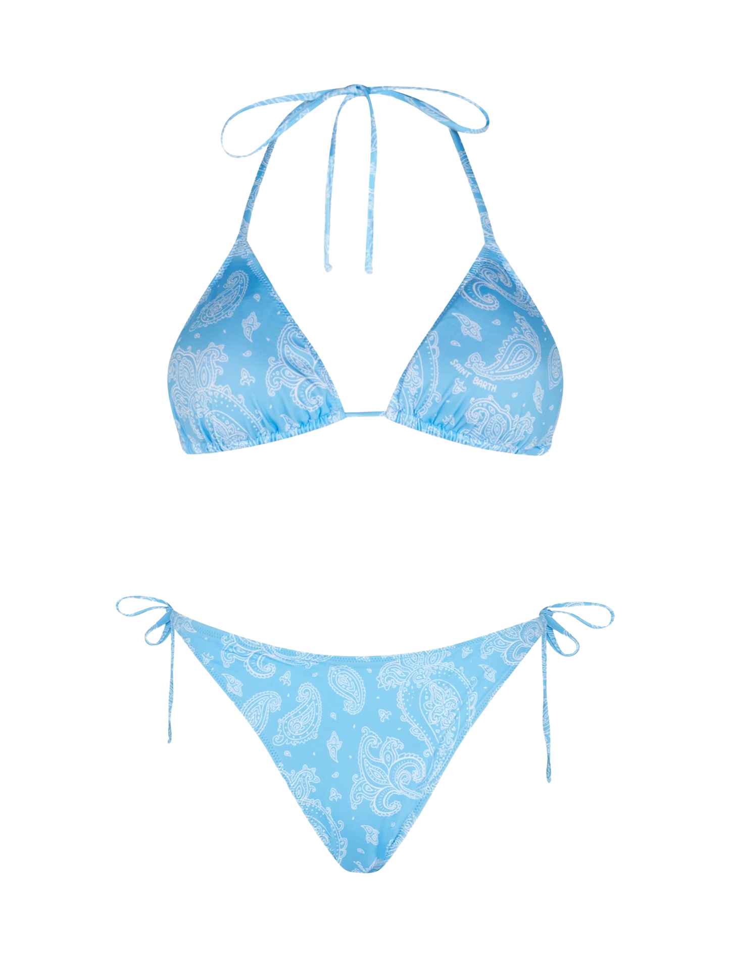 Woman triangle bikini with paisley print - MC2 Saint Barth