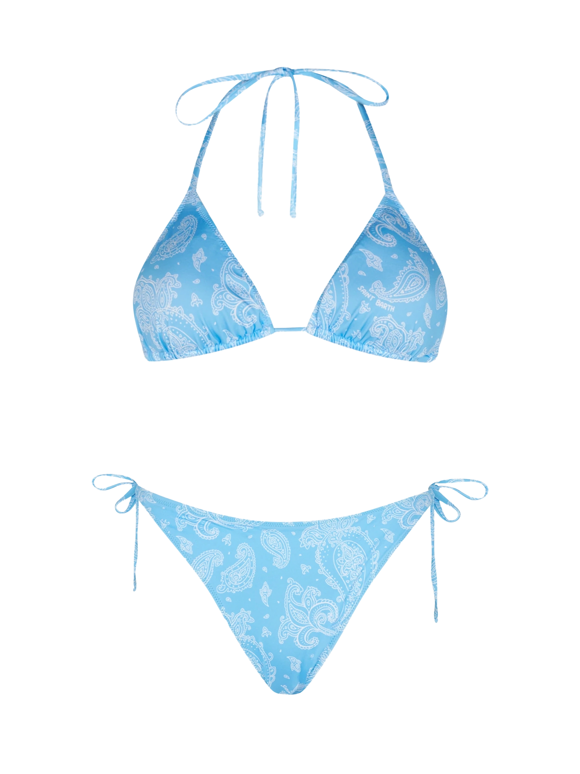 Woman triangle bikini with paisley print - MC2 Saint Barth