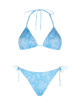 Woman triangle bikini with paisley print - MC2 Saint Barth