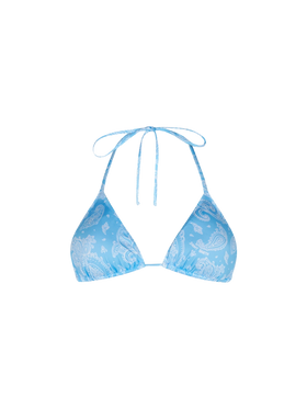 Woman triangle top swimsuit with paisley print - MC2 Saint Barth