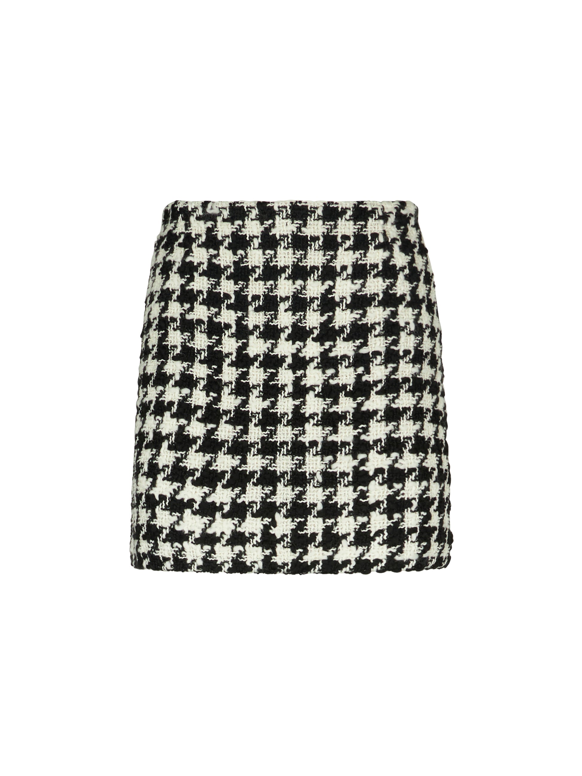 Woman wooly skirt with pied de poule print - MC2 Saint Barth