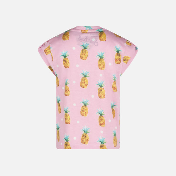 Mädchen-T-Shirt mit Ananas-Print