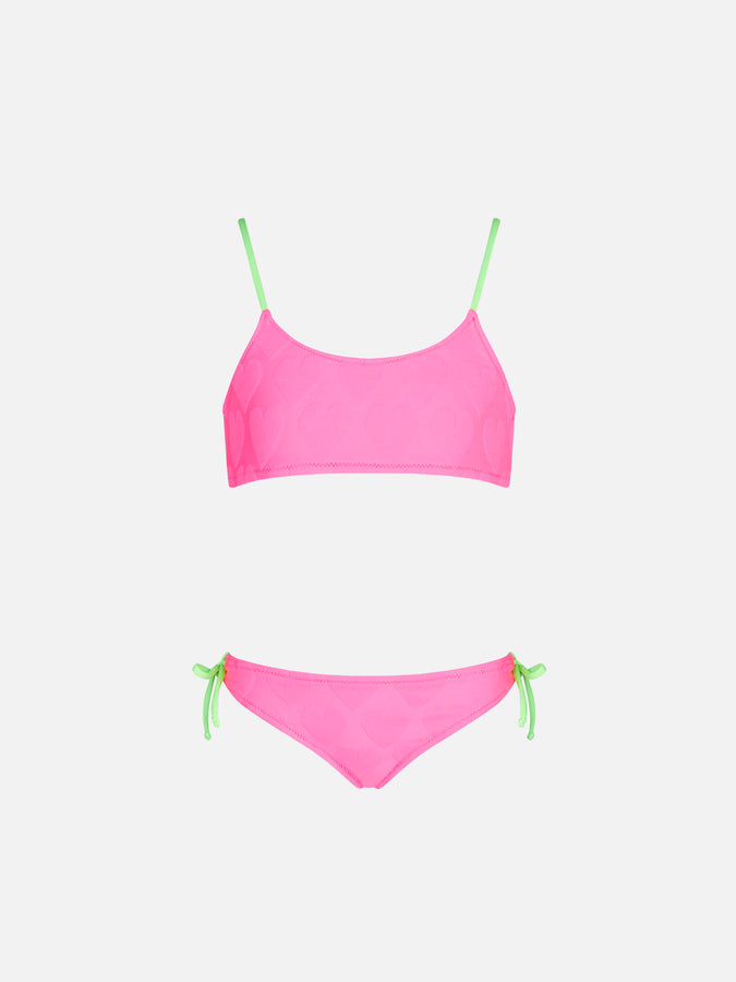 Mc2 Saint Barth Bikini da donna a bralette con cuori