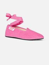 Rosa Frottee-Slipper für Damen | MY CHALOM SPECIAL EDITION