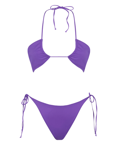 Woman purple bandeau bikini - MC2 Saint Barth