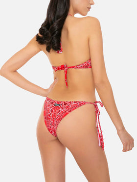 Red woman halter top bikini - MC2 Saint Barth