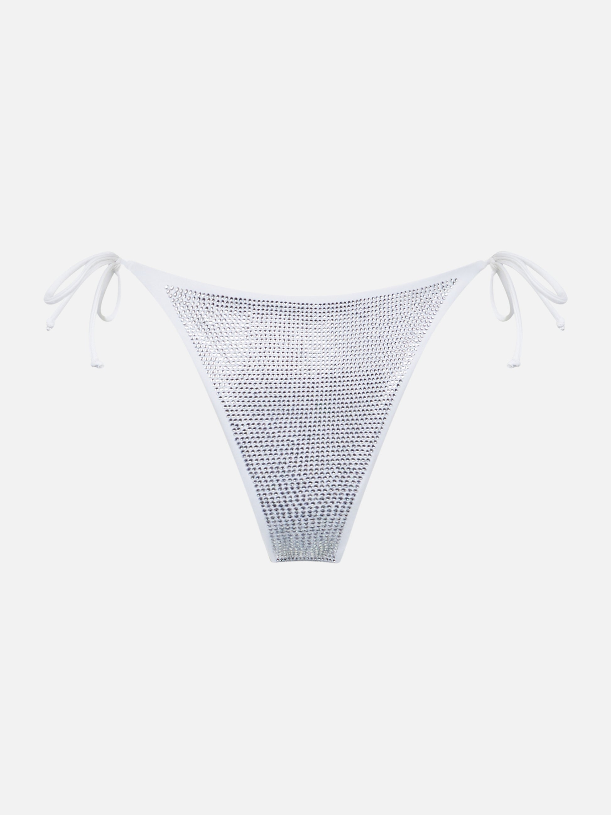 Woman swim briefs with silver rhinestones - MC2 Saint Barth