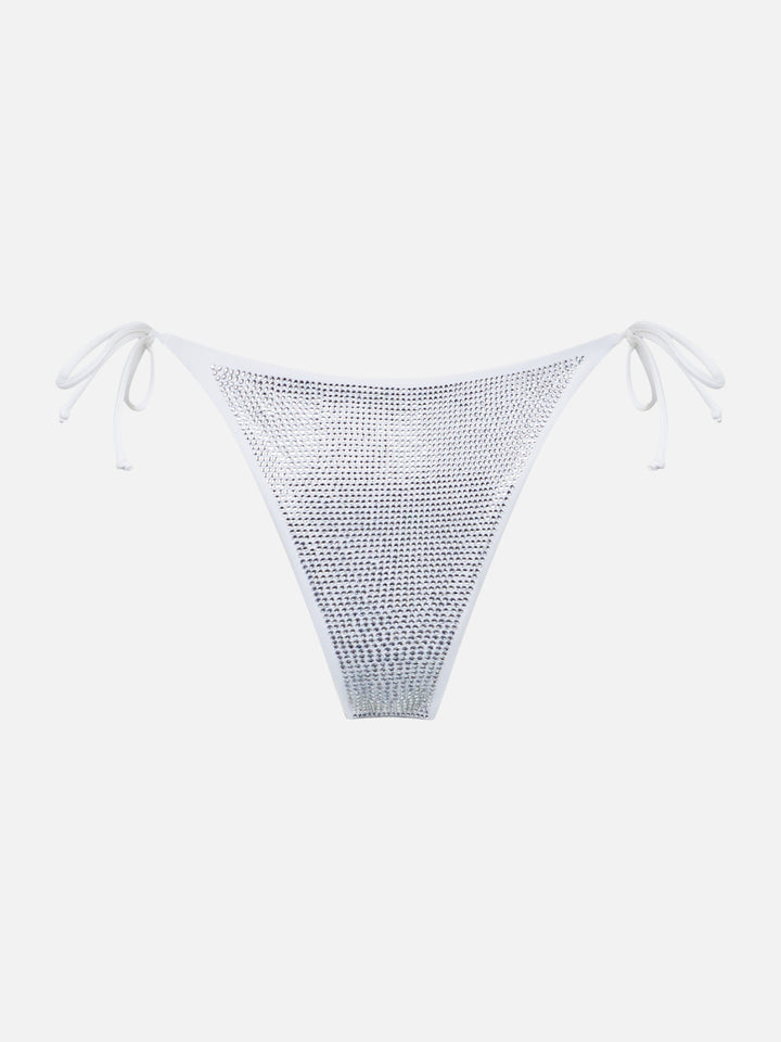 Woman swim briefs with silver rhinestones - MC2 Saint Barth