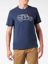 Man heavy cotton t-shirt with Latin Rover embroidery