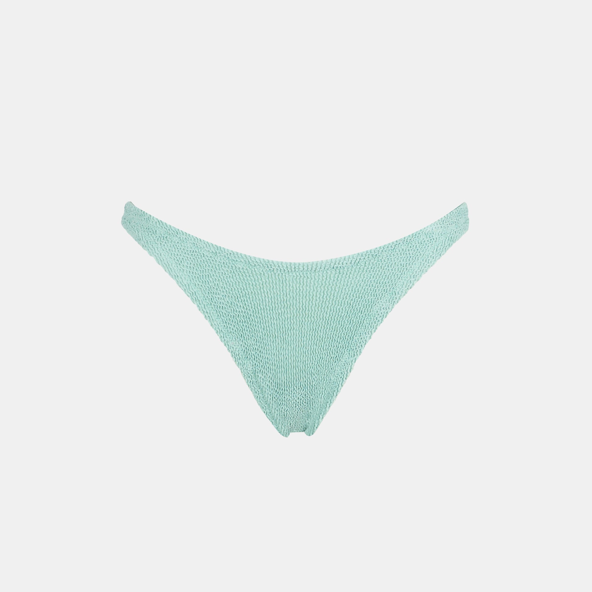 Naomi sage green crinkle cheeky swim briefs - MC2 Saint Barth