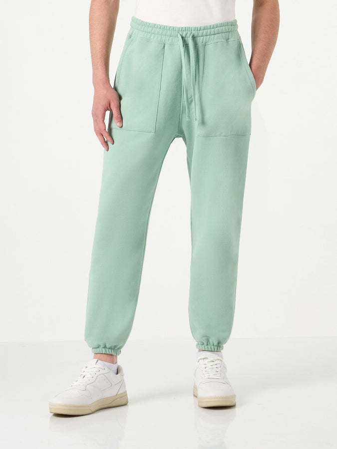 Mc2 Saint Barth Pantaloni della tuta verde chiaro | Edizione speciale Pantone™