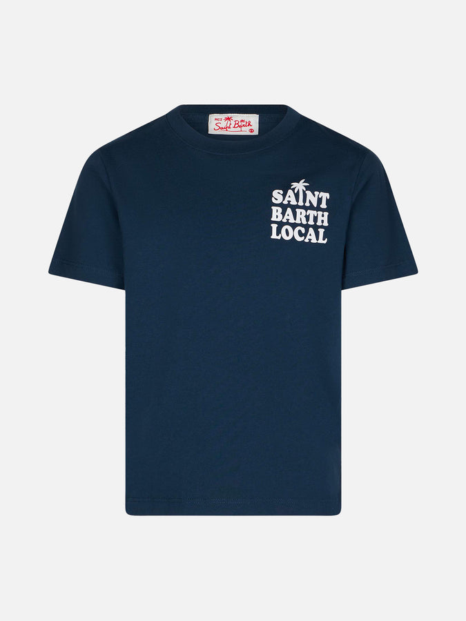 Mc2 Saint Barth T-shirt da bambino in cotone con stampa Saint Barth Local