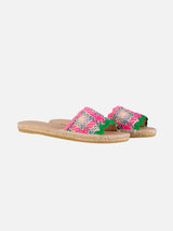 Espadrilla da donna con tweed multicolor