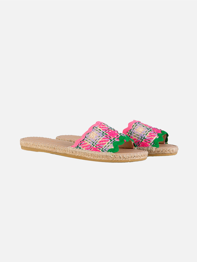 Mc2 Saint Barth Espadrilla da donna con tweed multicolor