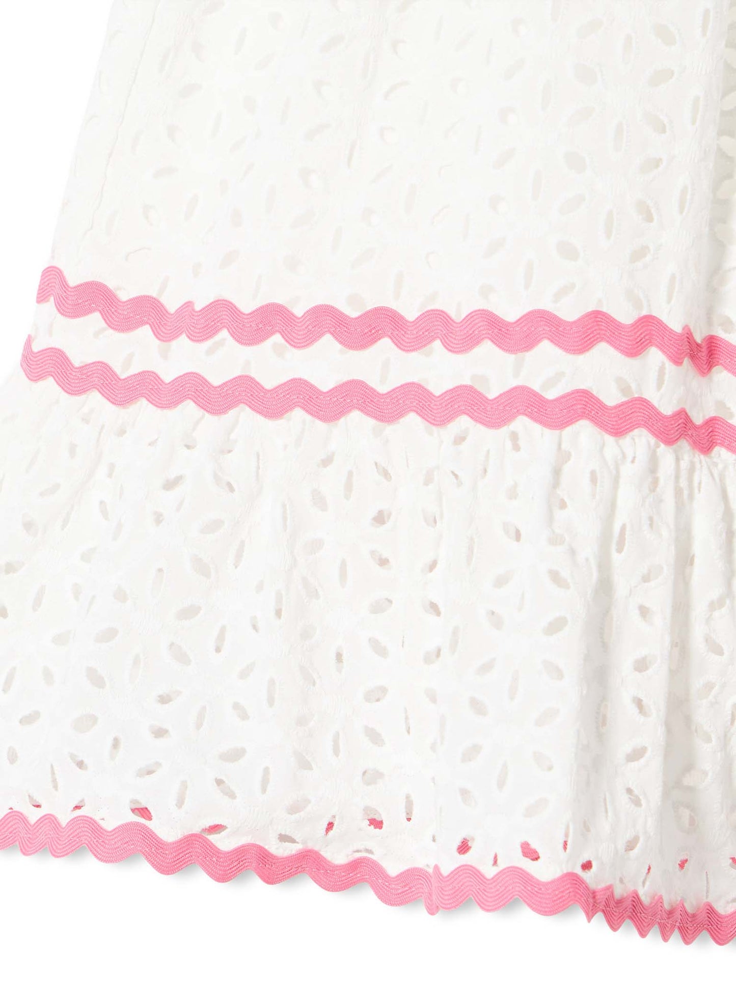 Girl white sangallo dress - MC2 Saint Barth