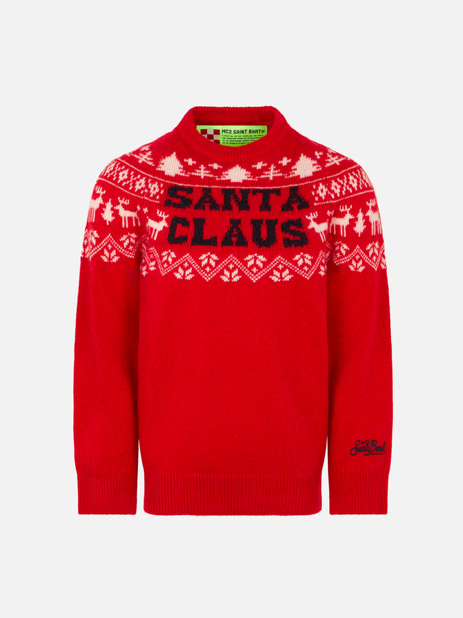 Mc2 Saint Barth Maglia da bambino rosso renna di Santa Claus