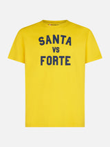 Santa vs Forte printed man t-shirt