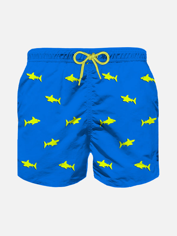Boy swim shorts with embroidery - MC2 Saint Barth