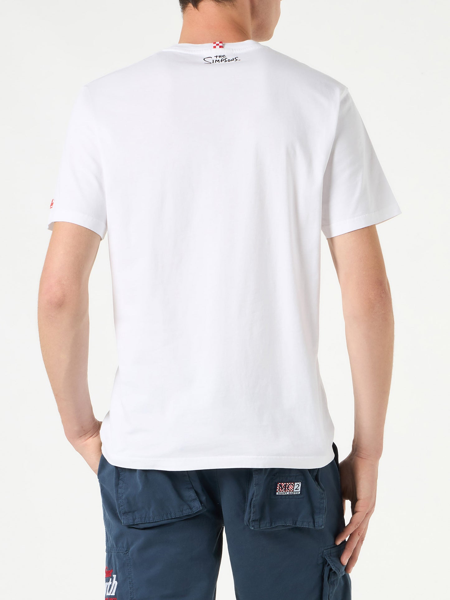 T-shirt uomo in cotone con ricamo Cool Man Bart | EDIZIONE SPECIALE DEI SIMPSON