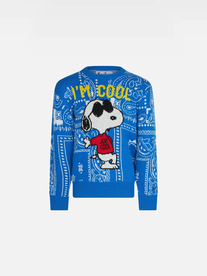 Mc2 Saint Barth Maglia da bambino girocollo con stampa Snoopy | EDIZIONE SPECIALE PEANUTS™