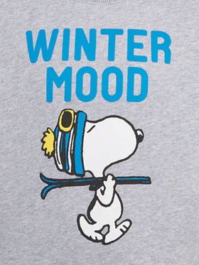 Graues Jungen-Sweatshirt mit Rundhalsausschnitt und Snoopy-Aufdruck | SNOOPY PEANUTS™ SONDEREDITION