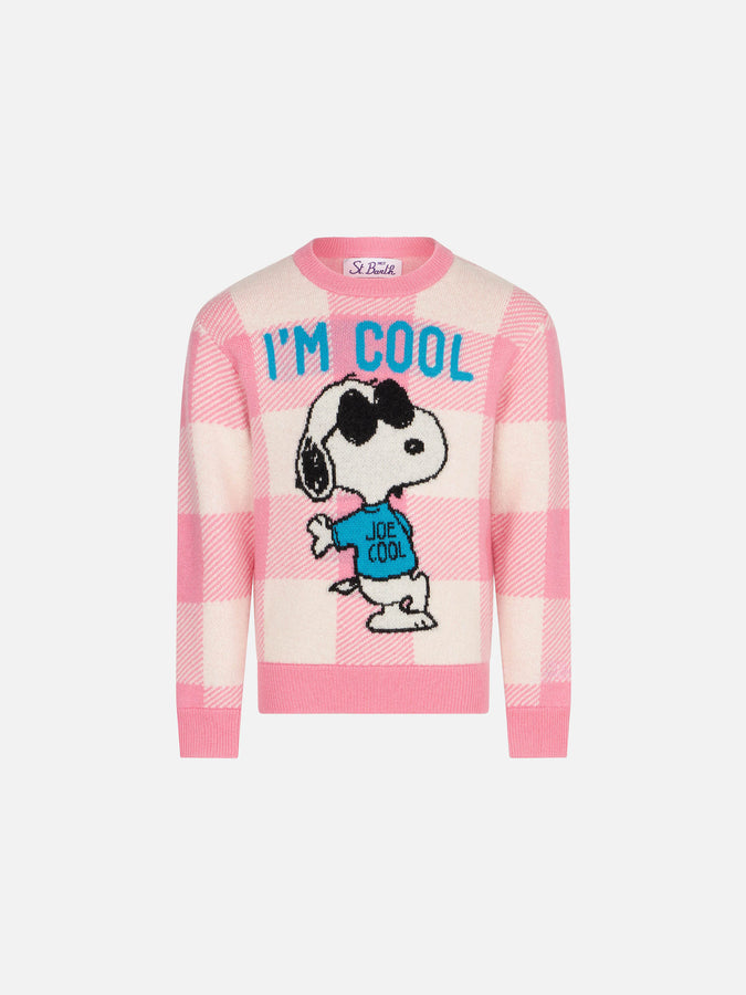 Mc2 Saint Barth Maglia da bambina con stampa Snoopy I'm Cool | Edizione speciale Peanuts™