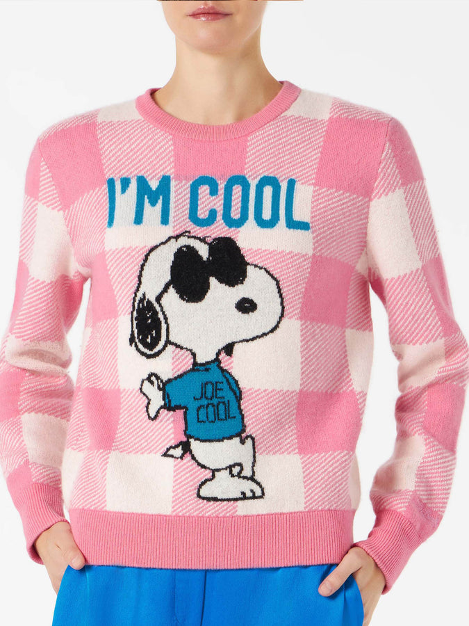 Mc2 Saint Barth Maglia da donna con stampa Snoopy I'm Cool | SNOOPY - EDIZIONE SPECIALE PEANUTS™